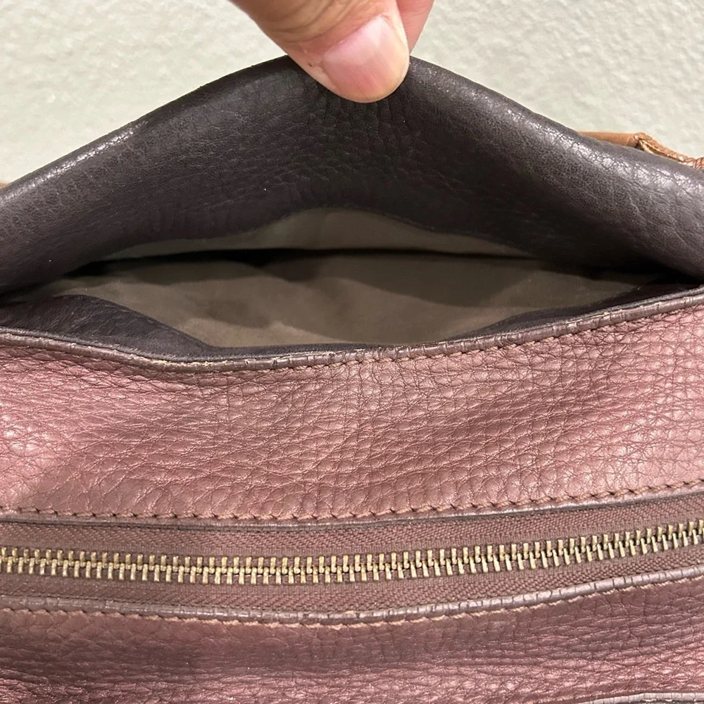 Vintage Authentic Cole Hann Leather Satchel Handbag - Picture 6 of 10